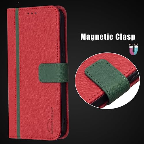 Miniatura 4 de Funda compatible con Xiaomi Poco X3 NFC, soporte de piel sintética compatible con Xiaomi Poco X3 ProPoco X3 Flip Magnetic Closure Protection Phone
