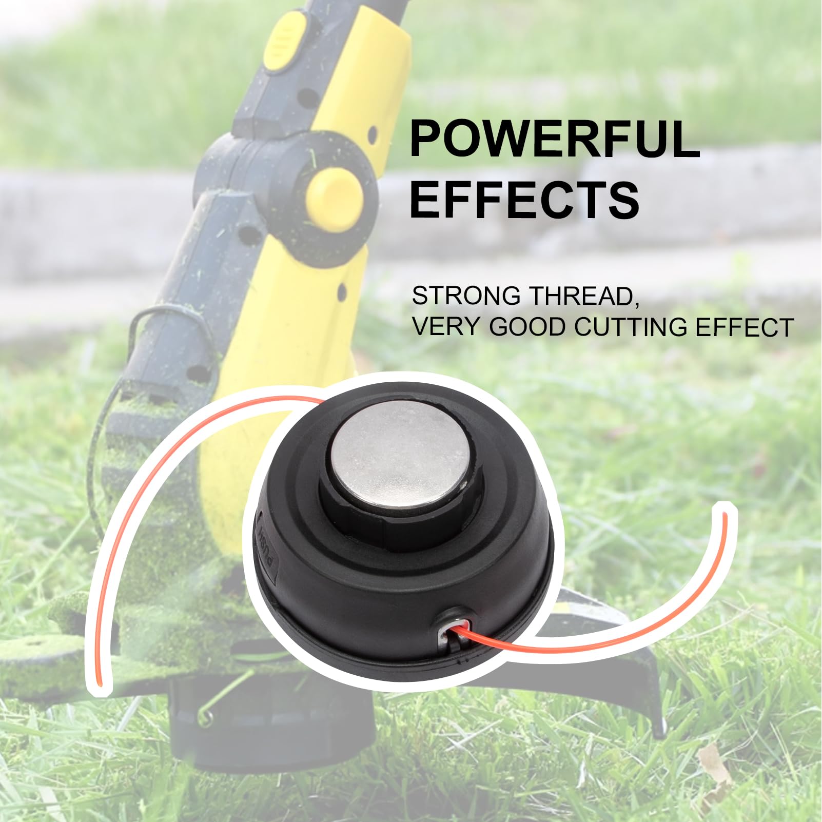 Testina Decespugliatore A Doppio Filo | Filettatura M10 Sinistra | Filo 2.4mm Incluso - Foto 5