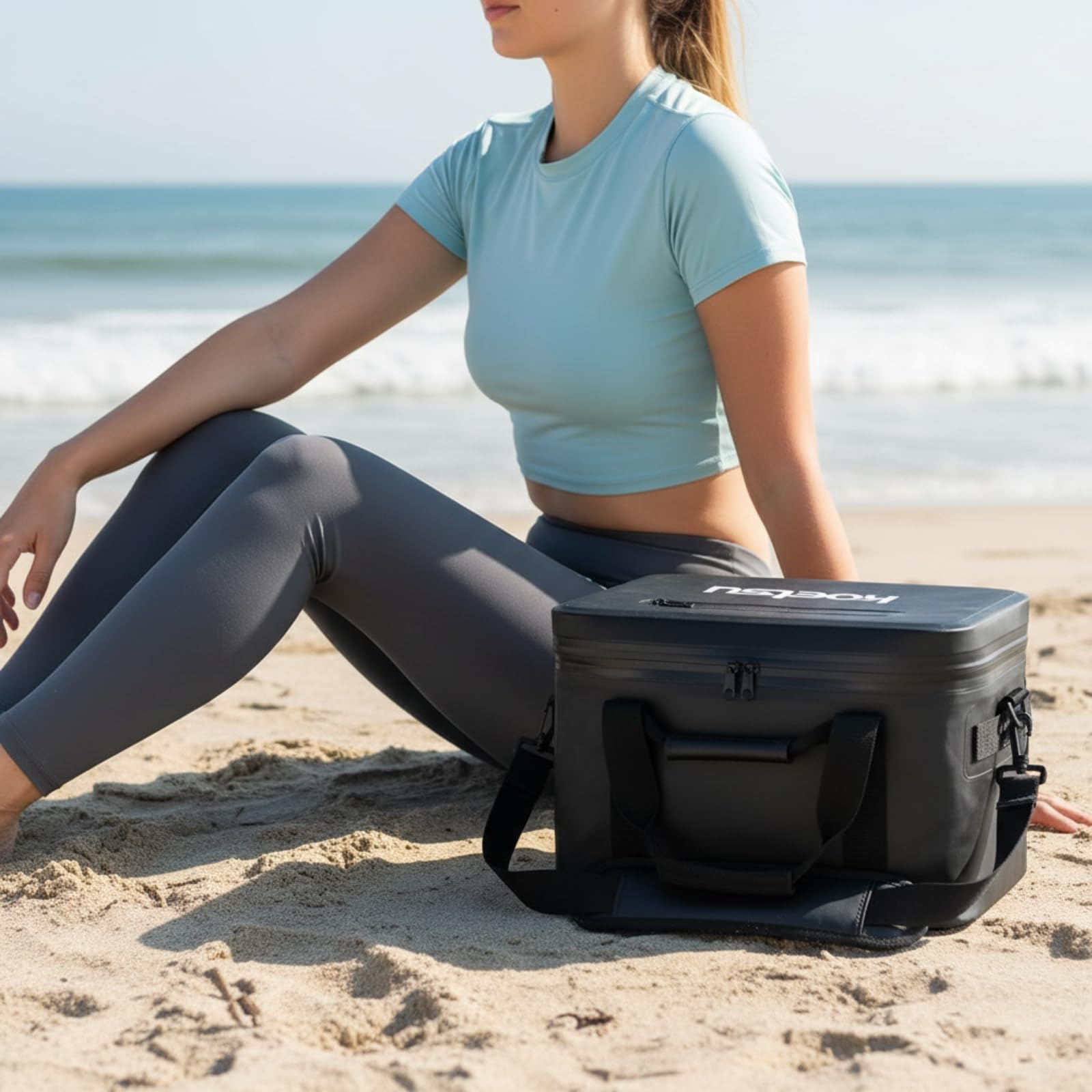 LOVIVER Bolsa Estanca para Paddle Surf Bolso para Cubierta Bolsa Impermeable Contenedor Organizador con Cierre Seguro y Malla Respirable en PVC 500D Adecuada para Surf y Acuáticas