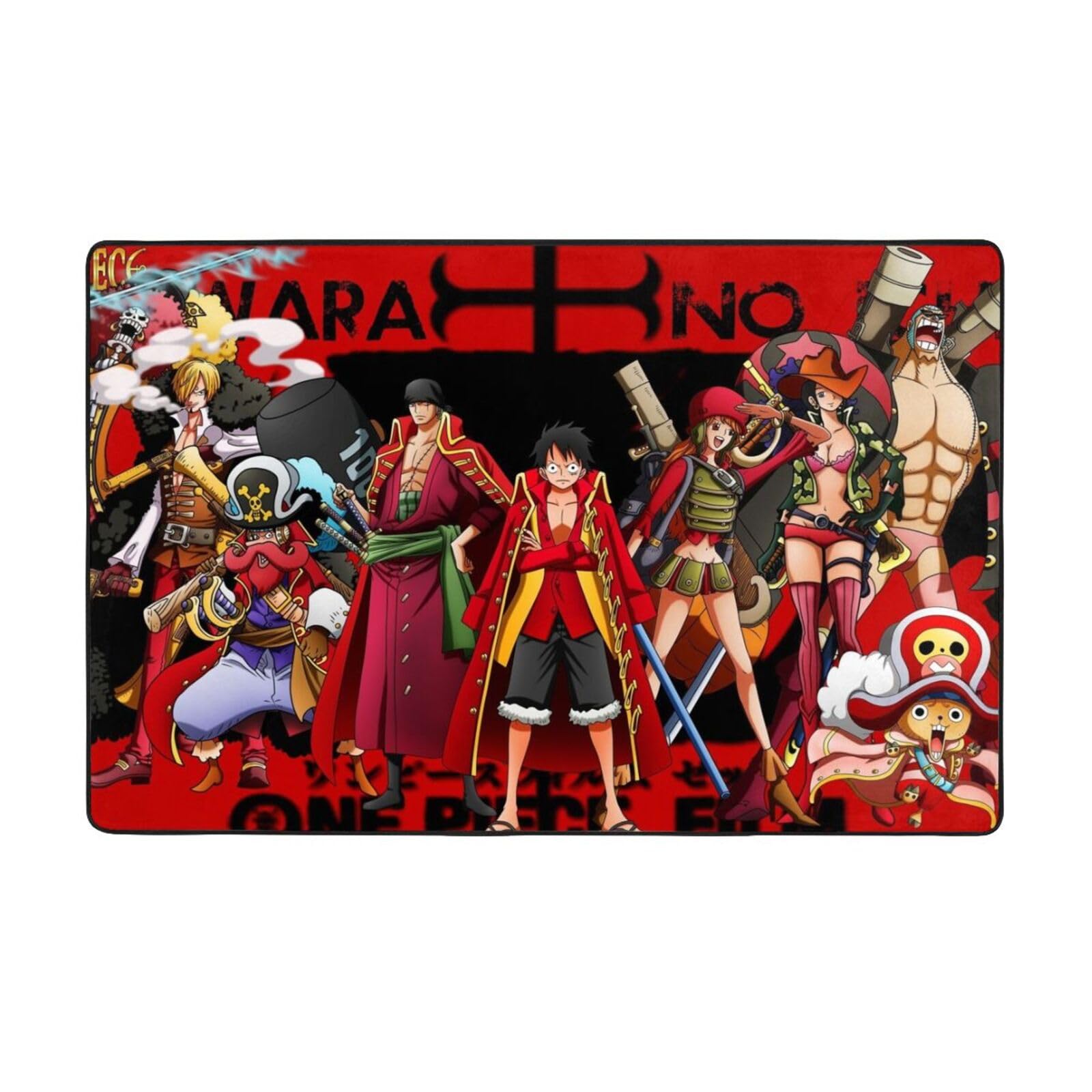 Amazon | ワンピース カーペット 長方形 ラグマット ラグ 絨毯 夏用 防