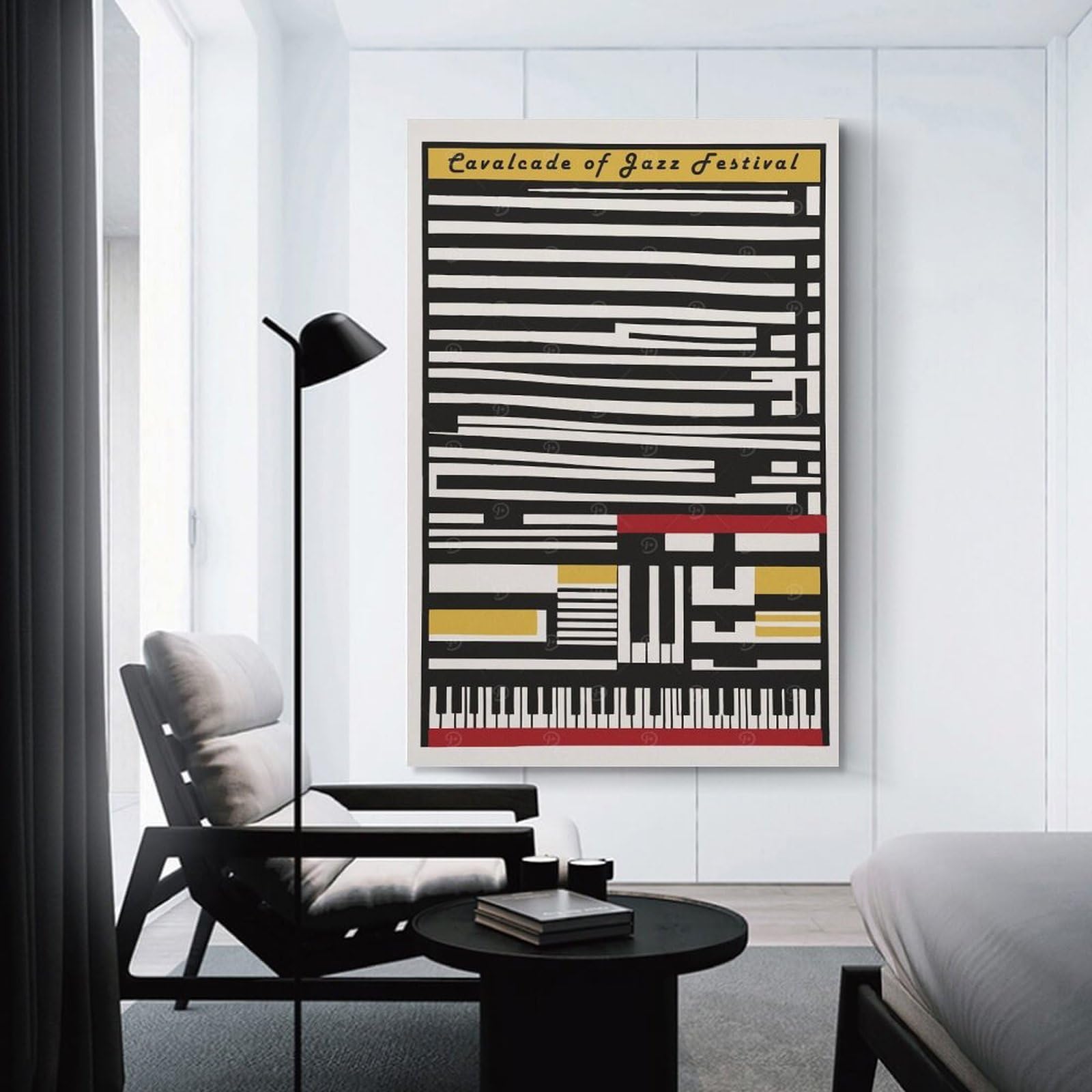 Junmoney Hanging Wall Art New Orleans Jazz Festival, 24x36inch(60x90cm), for Contemporary Homes, Apartments Or Offices, Stylish Wall Art for Fresh Spaces