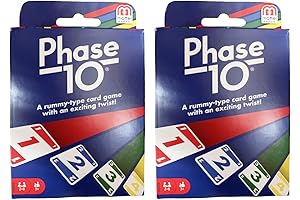 Mattel Phase 10 Card Game Family Fun for 2-4 Players Ages 7+,...