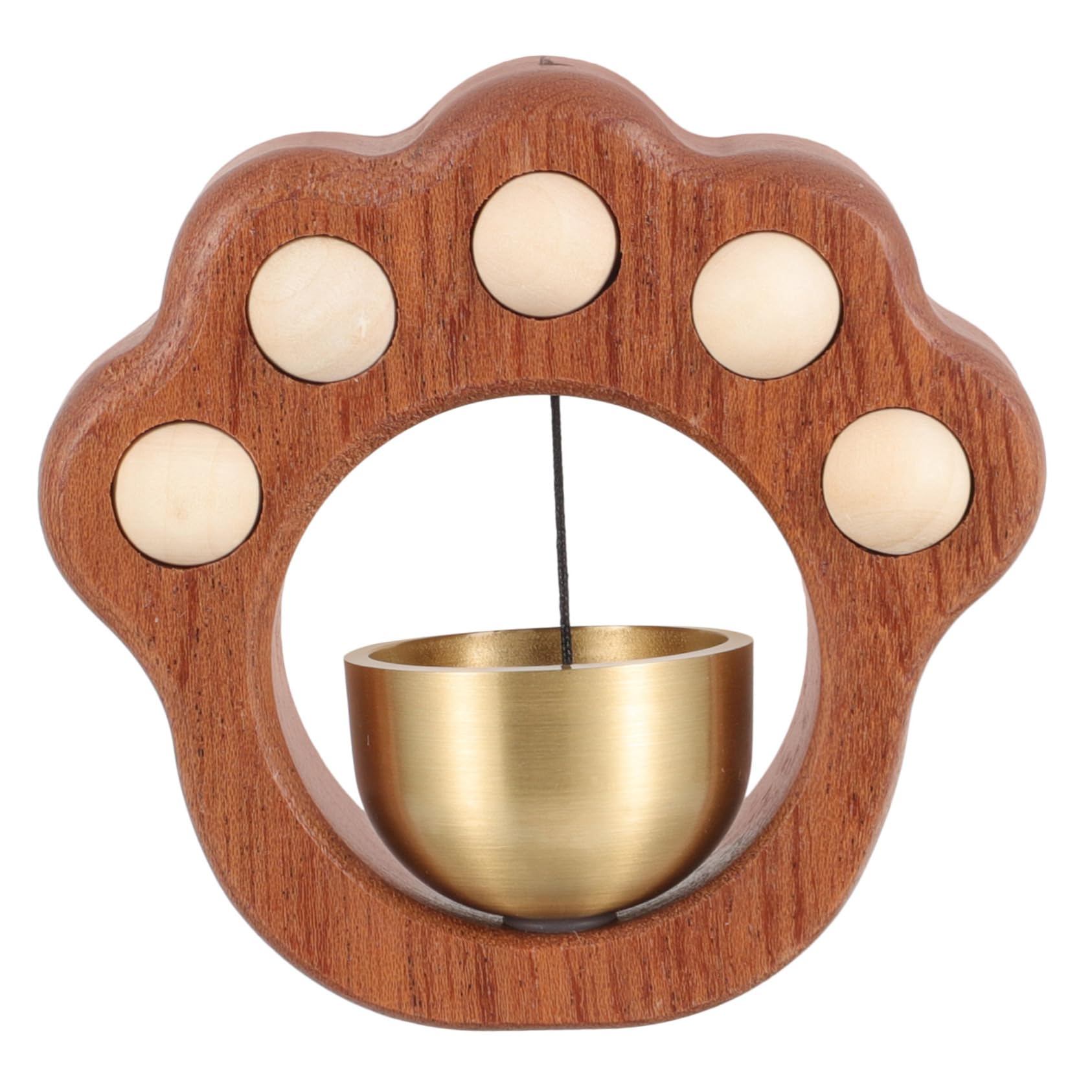 Carillons de porte en bois rétro : le lot de 2 sonnettes vintage au style unique