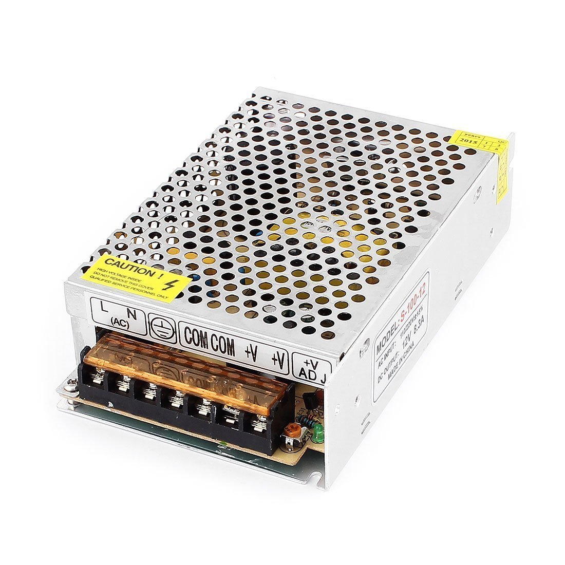 BW Controlador de fuente de alimentación de CA 110V/220V a CC 12V 8.3A 100W para tira de luz LED