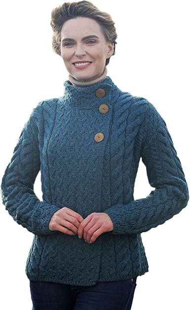 three button sweater