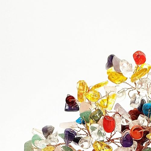 Miniatura 2 de Árbol de dinero de cristal de cuarzo de 7 pulgadas decoración para atraer riqueza y suerte.