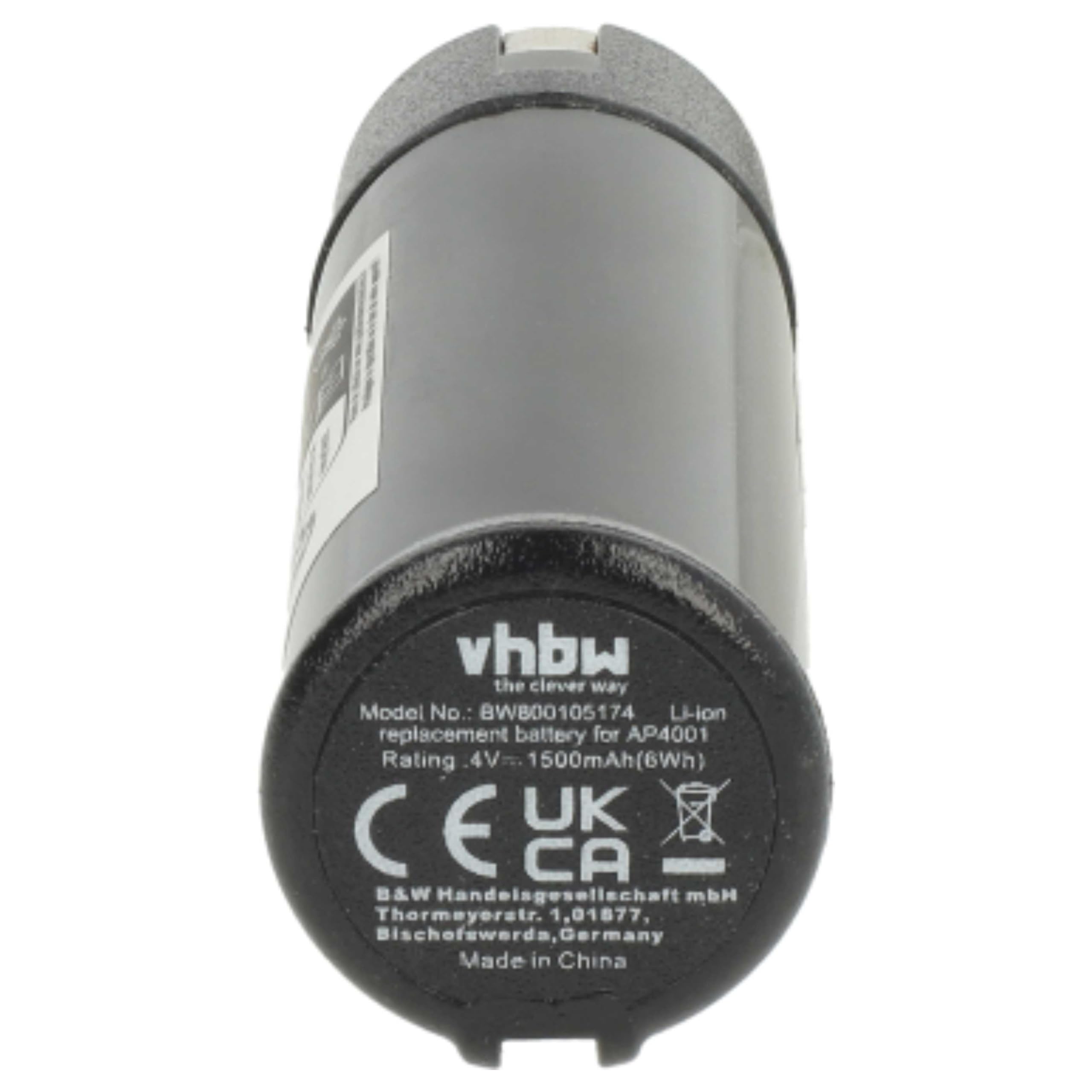 vhbw 3x akumulator zamiennik dla Ryobi AP4001 do narzędzi (1500 mAh, Li-Ion, 4 V)