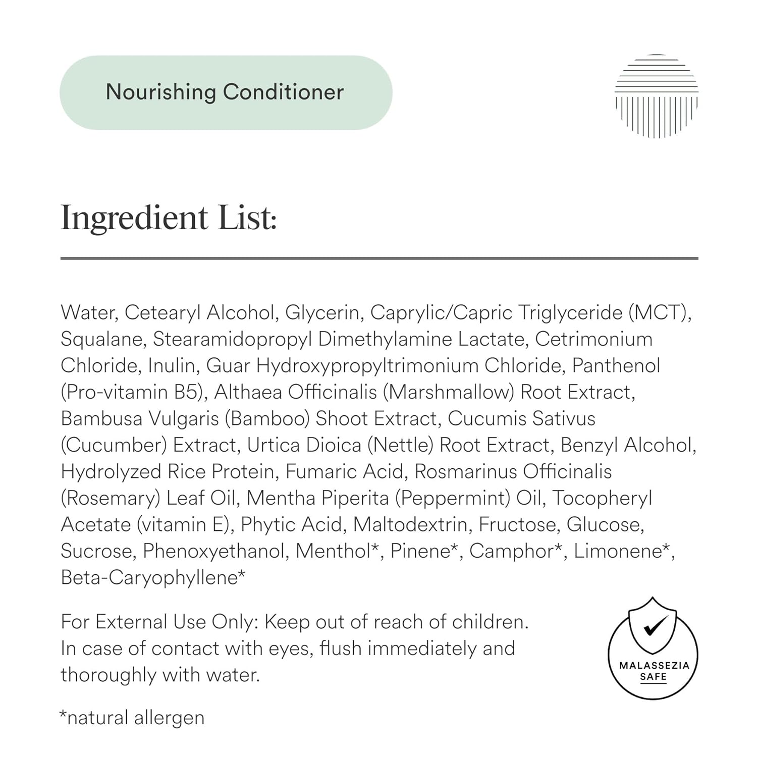 Dermazen Nourishing Conditioner | Hydrates, Smooths & Enhances Scalp Health | Dandruff & Seborrheic Dermatitis Safe | Frizz-Free Shine with MCT & Rosemary Essential Oil | For All Hair Types | 8 fl oz - Image 2