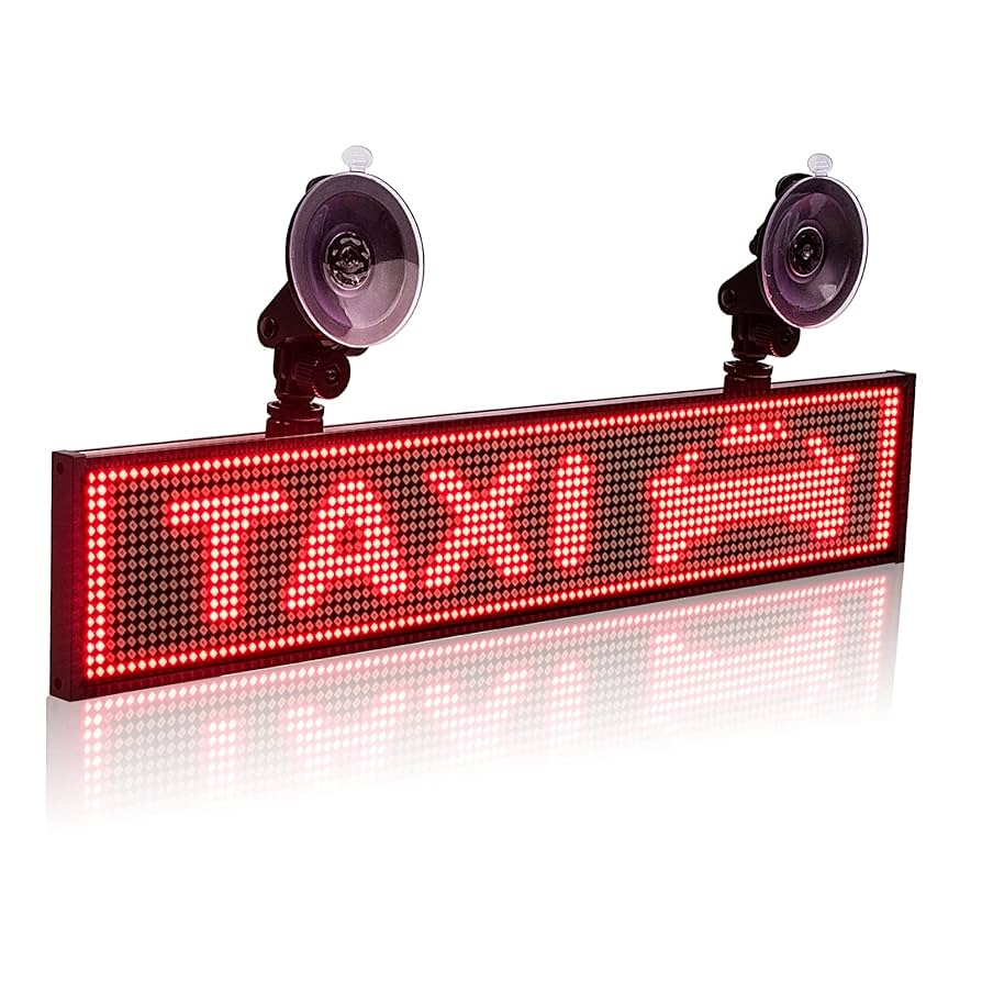 12V 52CM Led Display RGB Programmable Picture Scrolling Message LED Display Sign