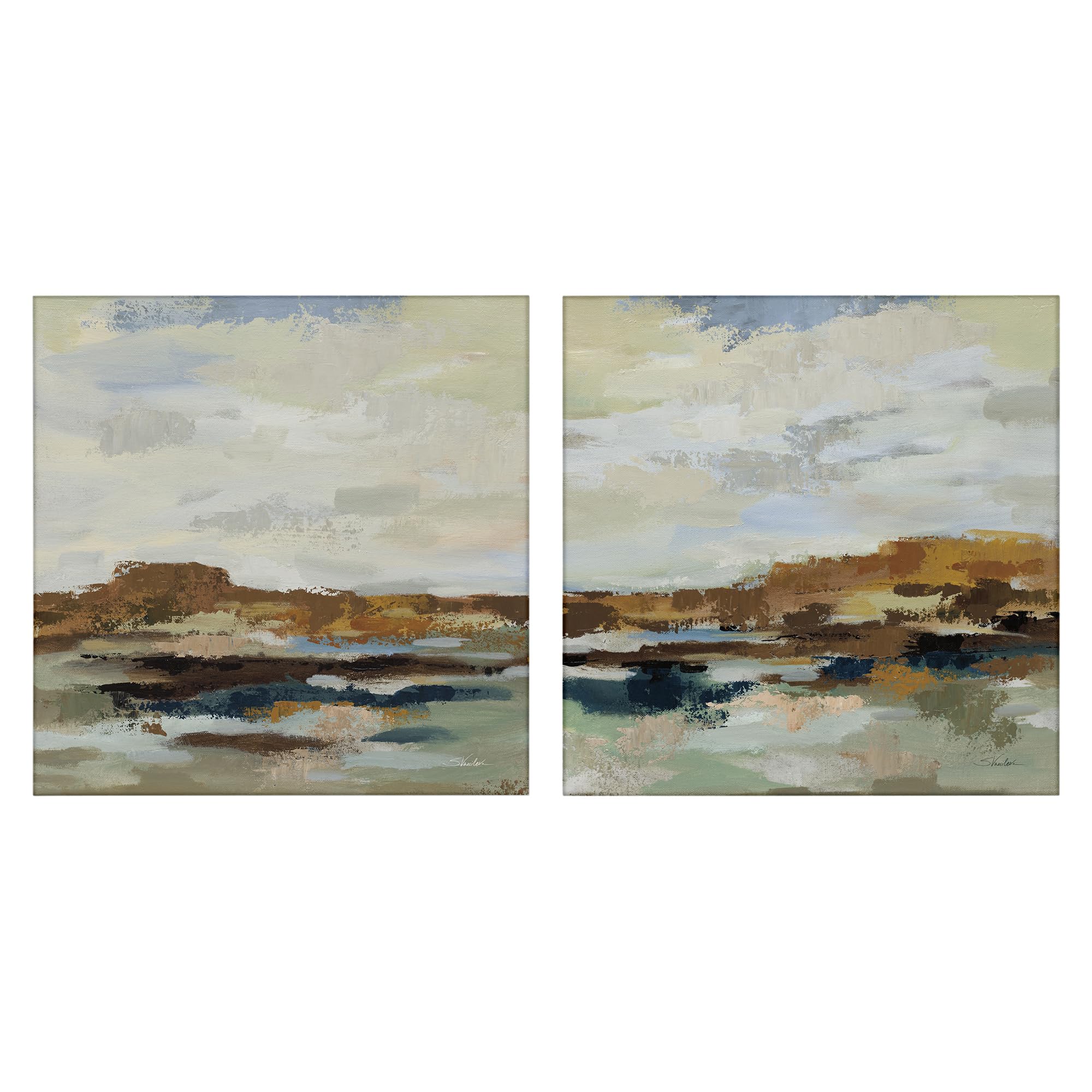 Southwestern Desert, 24 x 24 Inch Canvas Wall Art Set