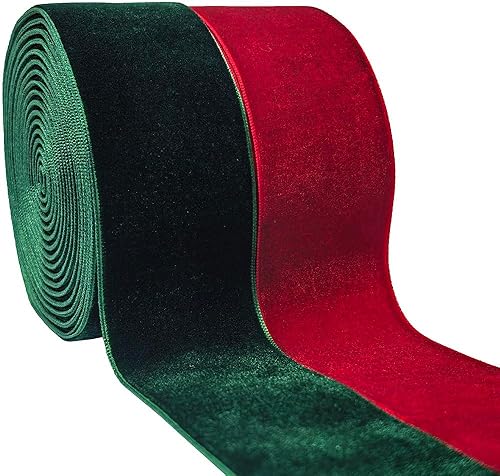 Miniatura 199 de Cinta de terciopelo para decoración, manualidades, bricolaje y caja de regalo, para bodas, Navidad y el Día de San Valentín