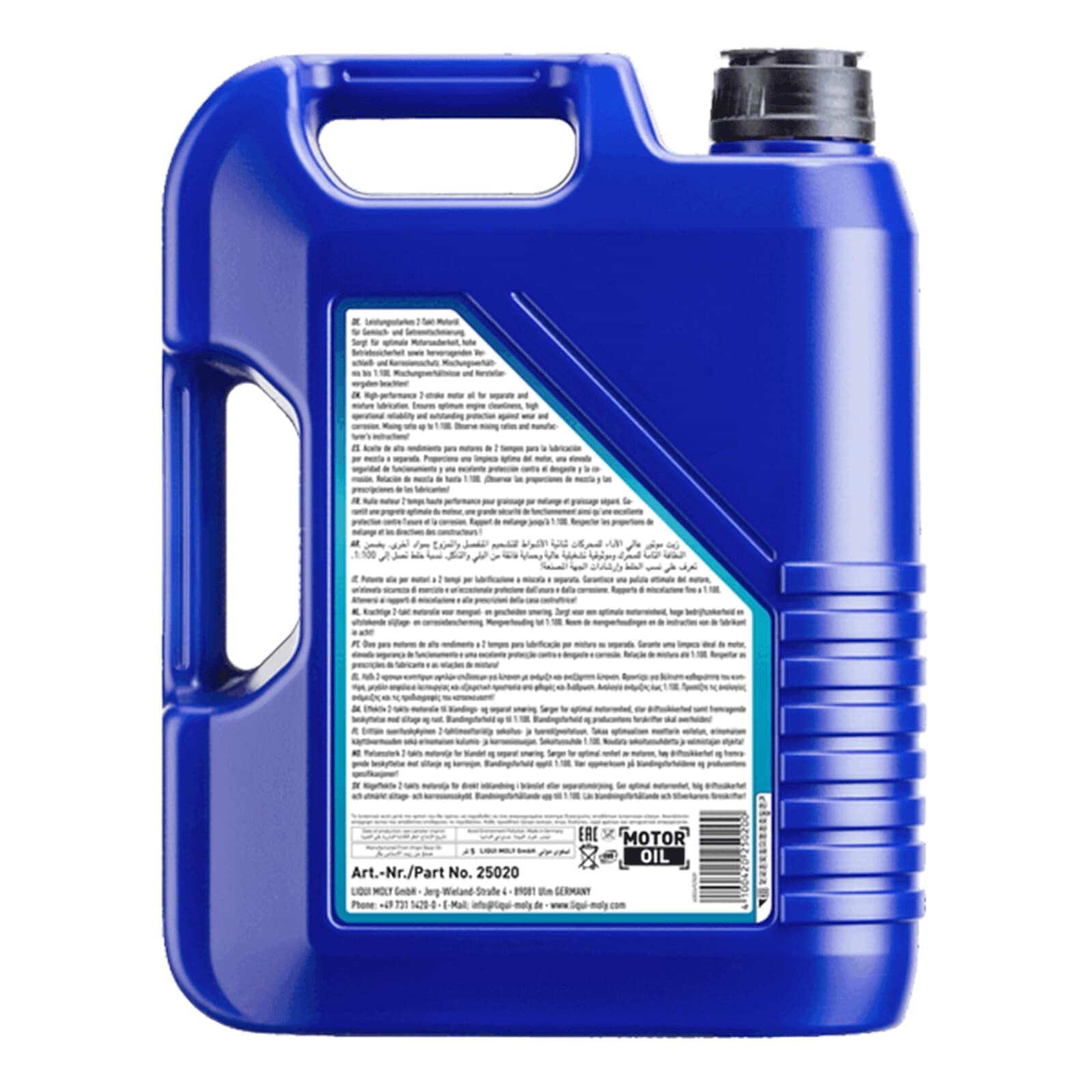 LIQUI MOLY Marine 2T Motor Oil, 5 L, Huile à 2 coups, SKU: 25020 | 25020, Huile moteur Marine 2T