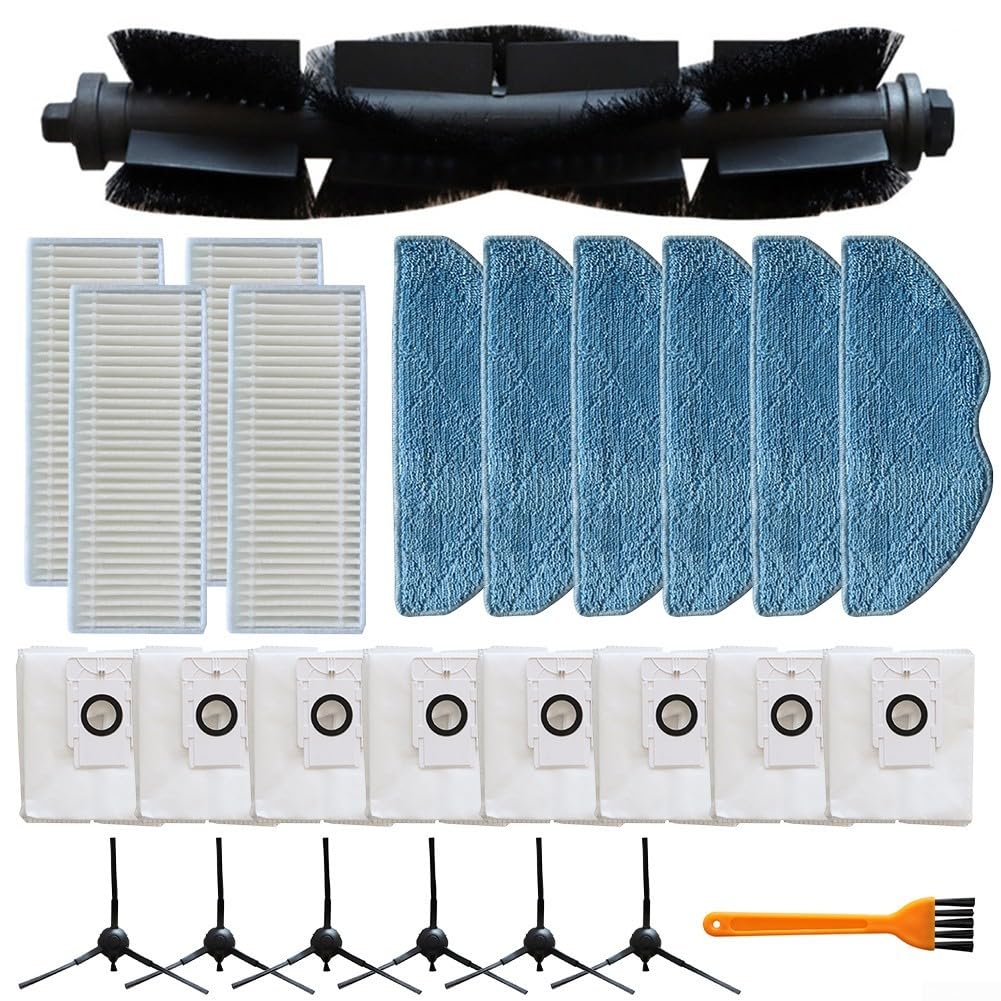 Essential Replacement Parts for EZVIZ RE4 Plus and RE5 Plus Robot Vacuums Brushes and (B)