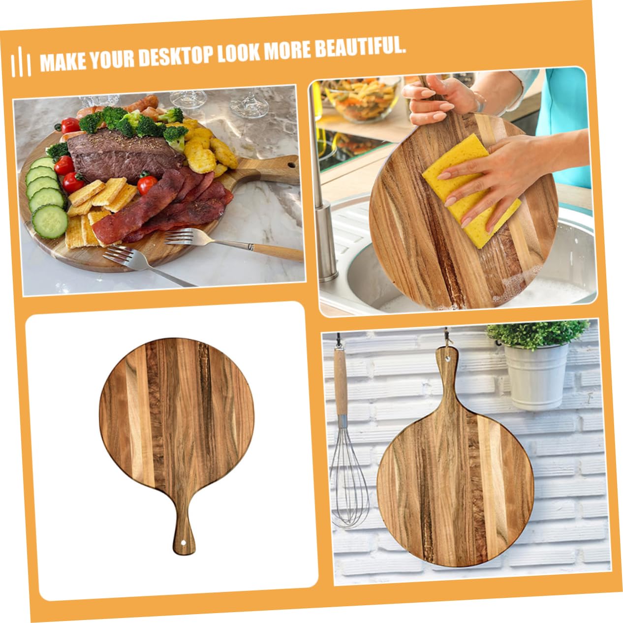 幸せへのメタモルフォーゼ。オリーブウッドで作られた