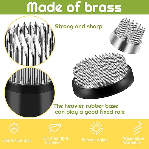 Miniatura 3 de 3 soportes florales japoneses, arreglos florales redondos, arreglos florales para arreglos florales, fijación de plantas de 0.91 pulgadas, 1.02