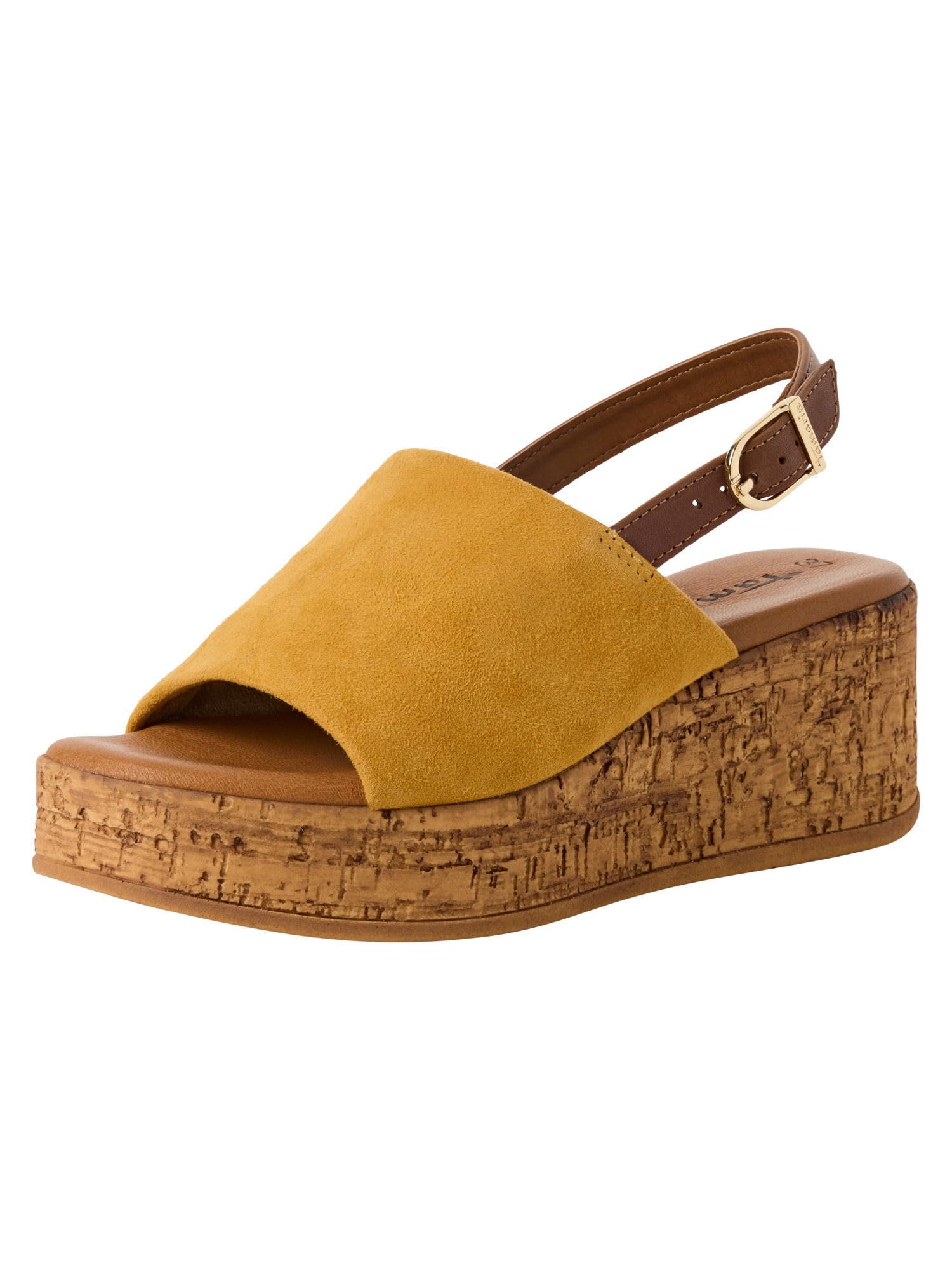 Tamaris Women's Wedge Heel Sandals, yellow, 7.5 UK
