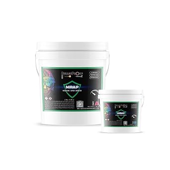 BallistiX - MRAP | 100% Solids MVB 3 GAL KIT - One-Coat Moisture Vapor Barrier Coating + Low Viscosity - Perfect for Industrial Use Clear