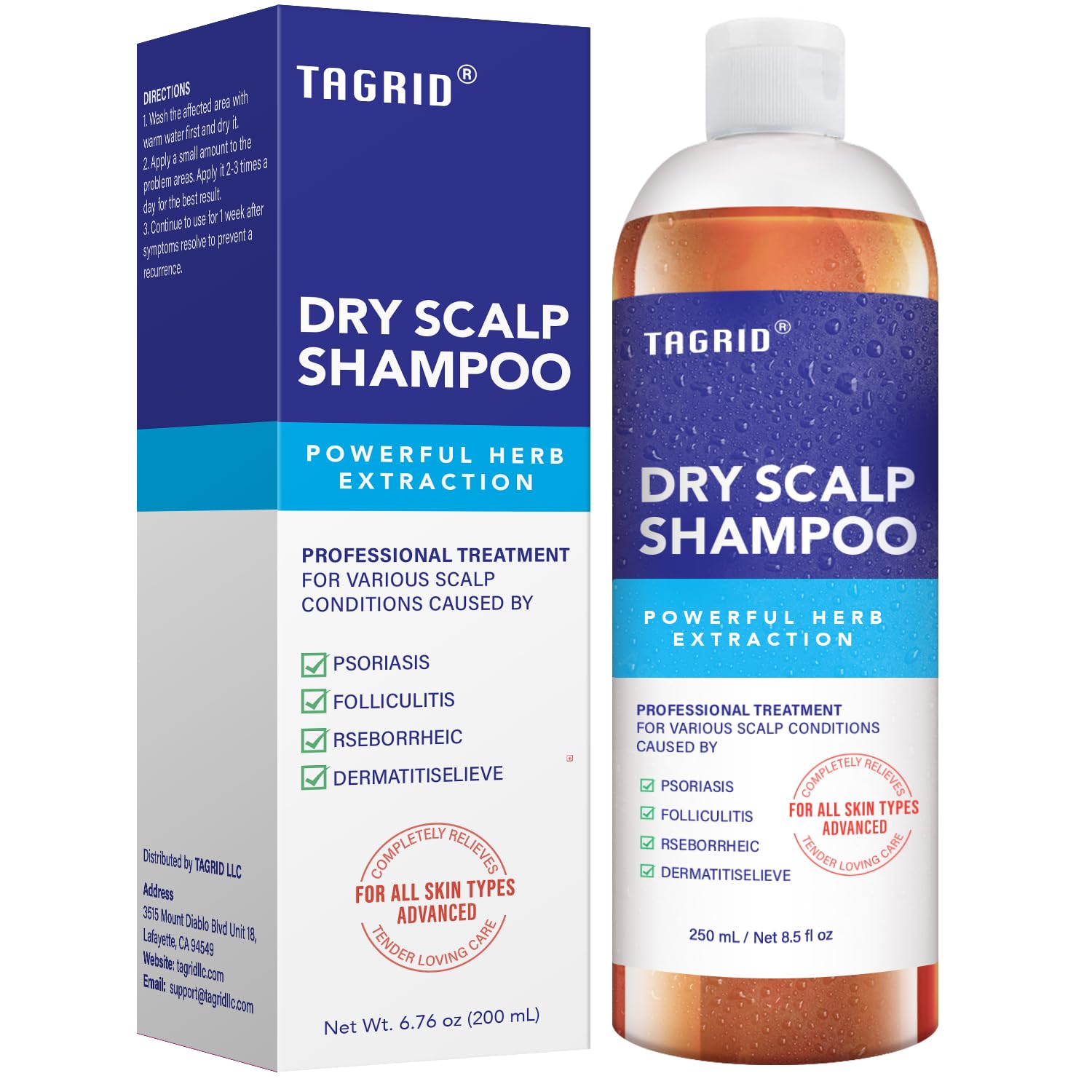 Maximum Strength Dry Scalp Shampoo, Psoriasis Shampoo, Folliculitis