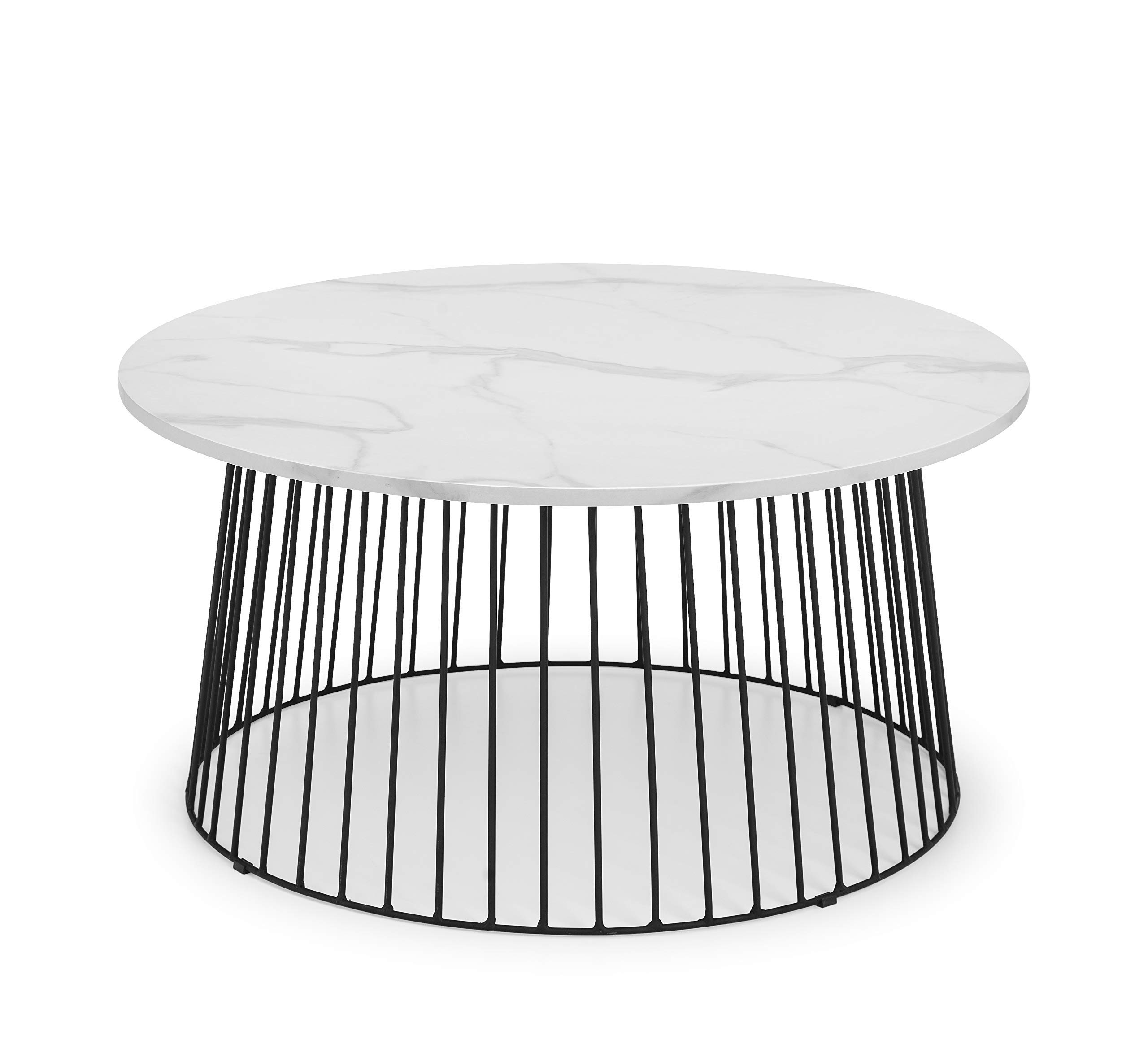 Julian Bowen - Broadway Coffee Table - Round - White