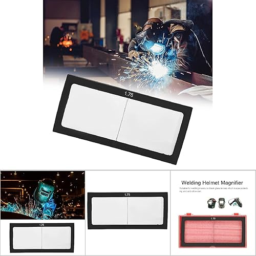 Miniatura 8 de Lente de soldadura de aumento, lente de lupa de casco de soldadura de protección ocular 0.75/1.25/1.75/2.25 dioptría casco de soldadura lupa/lente