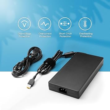 300W 20V 15A Laptop Charger Compatible with Lenovo Legion 5 5i 5P 7 7i pro 15 16 17 ThinkPad R7000P R9000P R9000K Y9000K Y9000X ADL300SDC3A GX21F23045 SA10R16956 AC Power Adapter Supply Cord