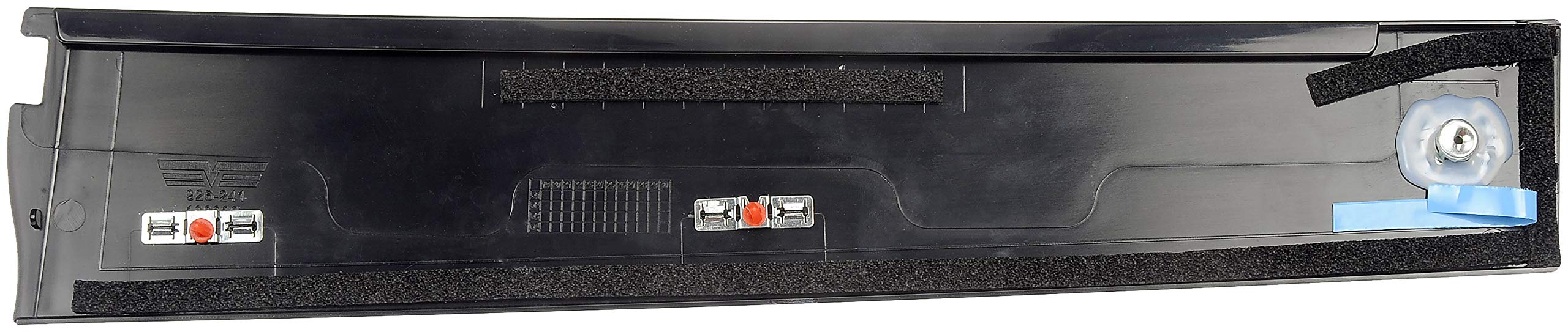 Dorman 926-241 Front Driver Side Door Molding for Select Cadillac/Chevrolet/GMC Models, Gloss Black