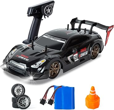 RC Drift Car, 114 Remote Control Drift Car 4WD GT Drift RC Cars High Speed Racing Vehicle Drifting Cars with Proportional Throttle Toy for Adults Boys Kids