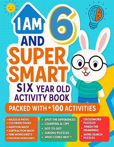 AMA GA Press Activity Book for 6-Year-Olds: A Thoughtful Birthday Gift