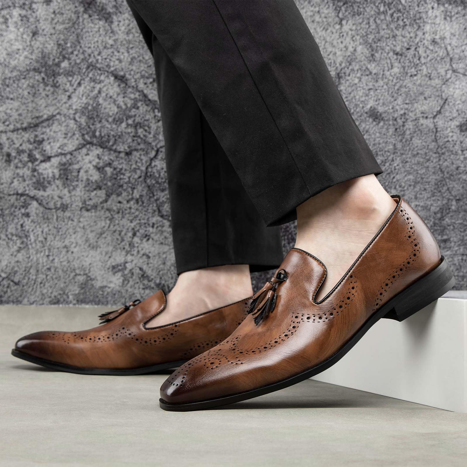 MEIJIANA Mocassini Uomo Scarpe Uomo Estive Mocassini Uomo Eleganti Comfort Slip On Scarpe