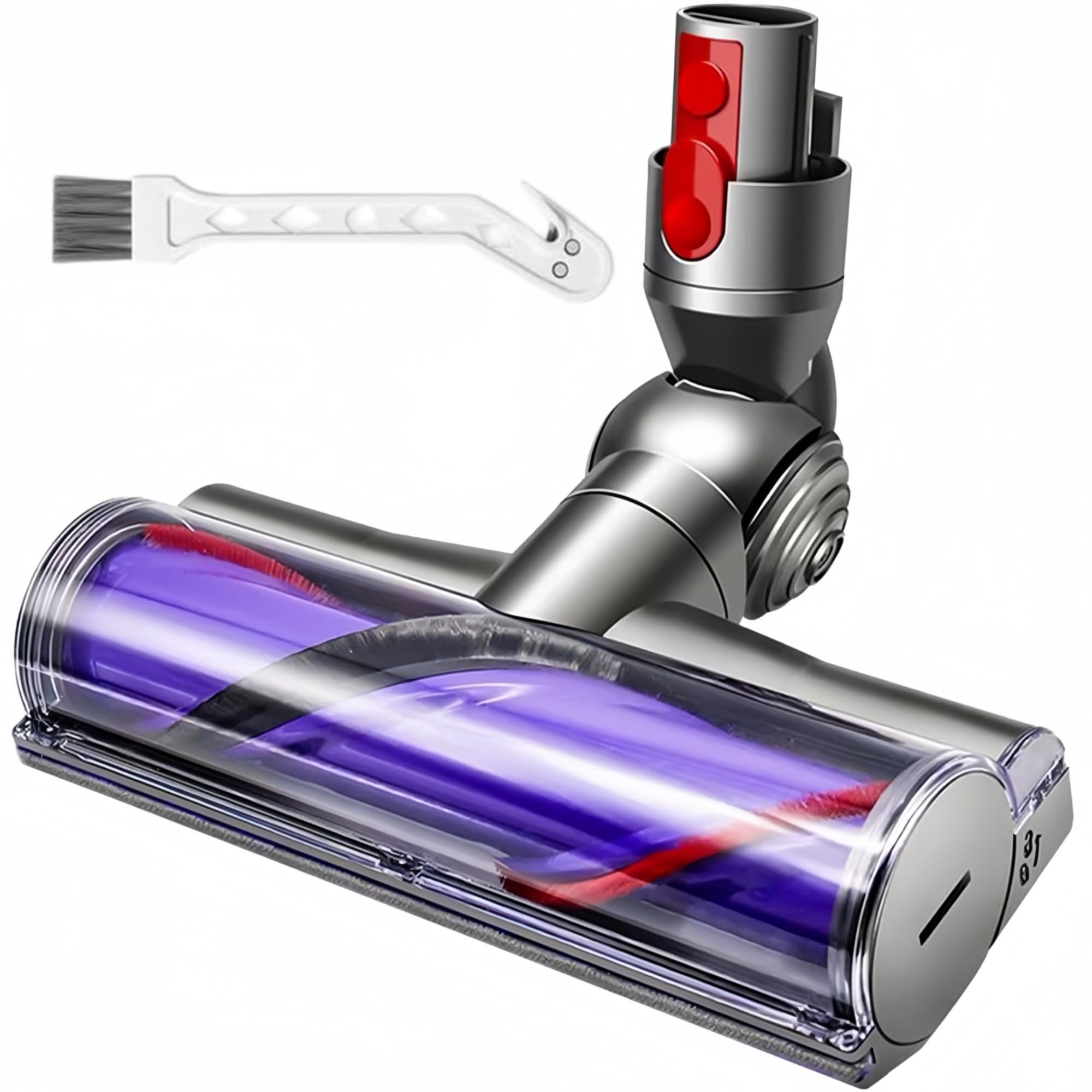 Cabezal de cepillo motorizado para Dyson V7 V8 V10 V11 V15, cabezal limpiador de accionamiento directo con antienredos, accesorio de herramienta de vacío para suelos duros y alfombras, Animal Absolute