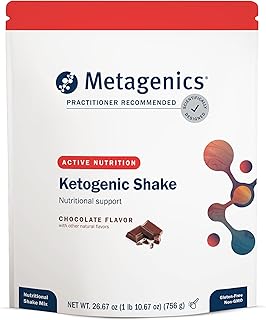 Ketogenic Shake - Keto Protein Powder - Low Carb, Sugar-Free, Gluten-Free Meal Replacement - 25 Vitamins & Minerals with MCTs, Iron, Biotin & Calcium - Non-GMO -14 Servings