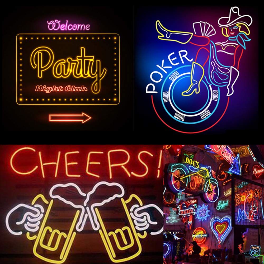 XUNATA 12V Flexible Neon Blanco frio, 5m Impermeable 2835 Tira de LED Strip Light, Luz de la Cuerda para Exterior Fiestas Decoración Party Sign Publicidad Firmar
