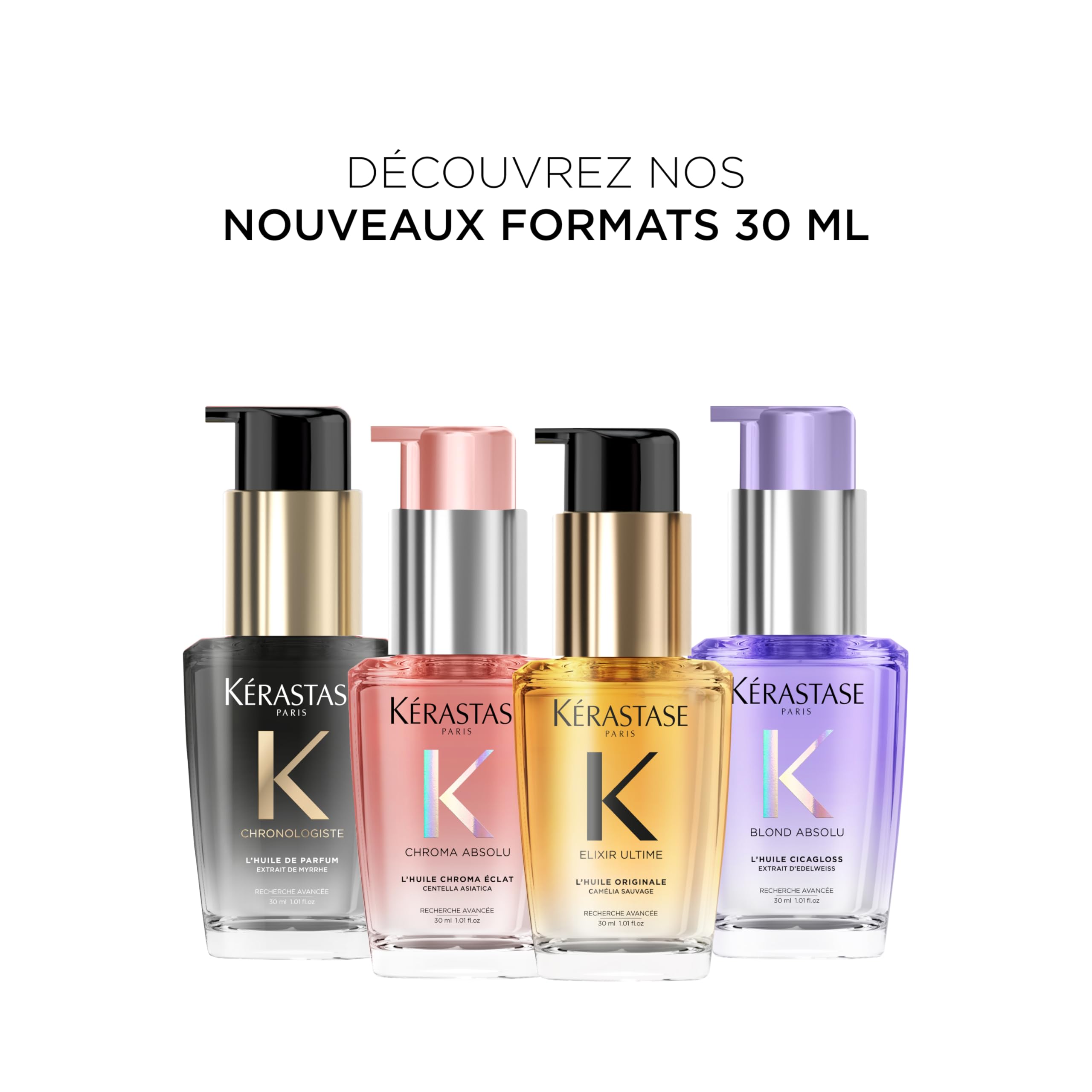 Kérastase Chroma Absolu l'Huile Cicagloss, regenerujący olejek pielęgnacyjny do włosów farbowanych, wzmacniająca kolor i połysk, 30 ml