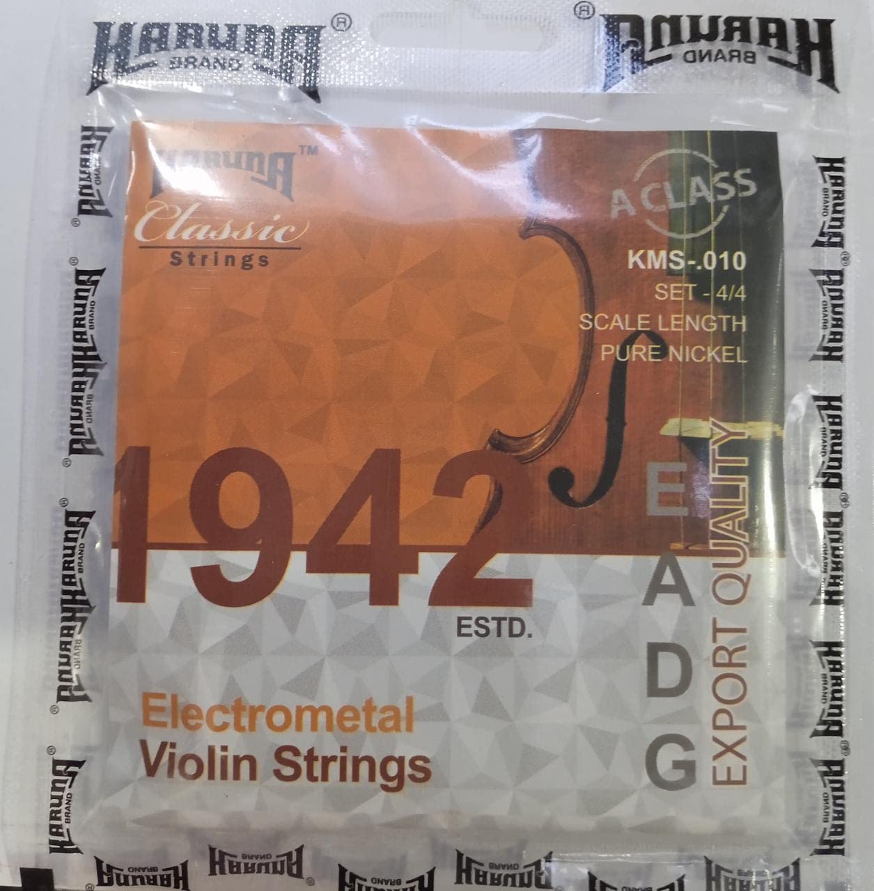 KARUNA Electrometal Violin Strings Set Sold By Chennai Musicals - Review, Price and Buying Guide