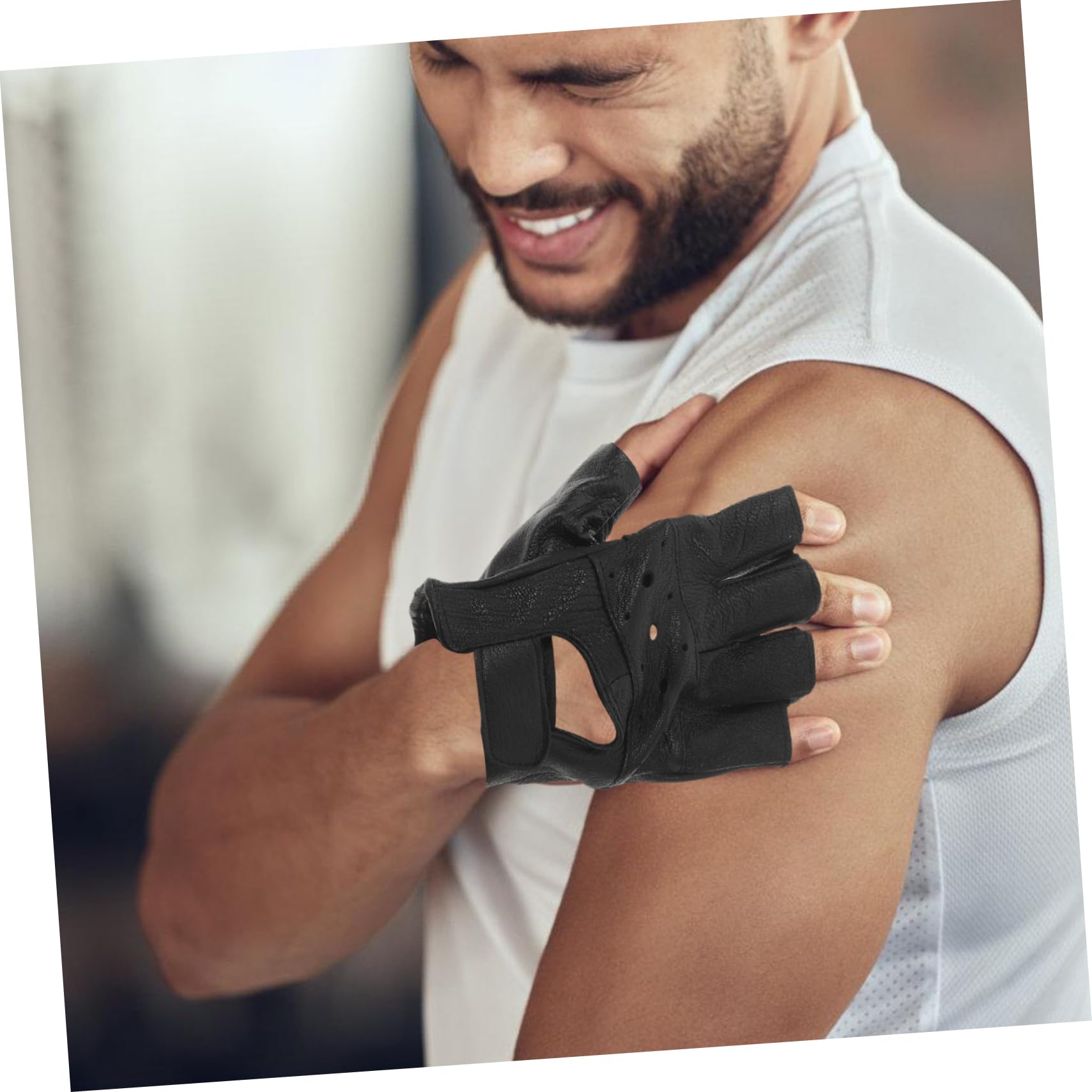 Toddmomy 3 Pares Guantes de Gimnasio para Hombres Guantes de Entrenamiento de Dedo Transpirables y Cómodos para Fitness para Levantamiento Actividades