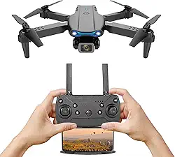 Drone Profissional com Câmera 4K HD - Quadcopter dobrável para iniciantes,Modo sem cabeça Retorno automático para casa Adequado para iniciantes ??
