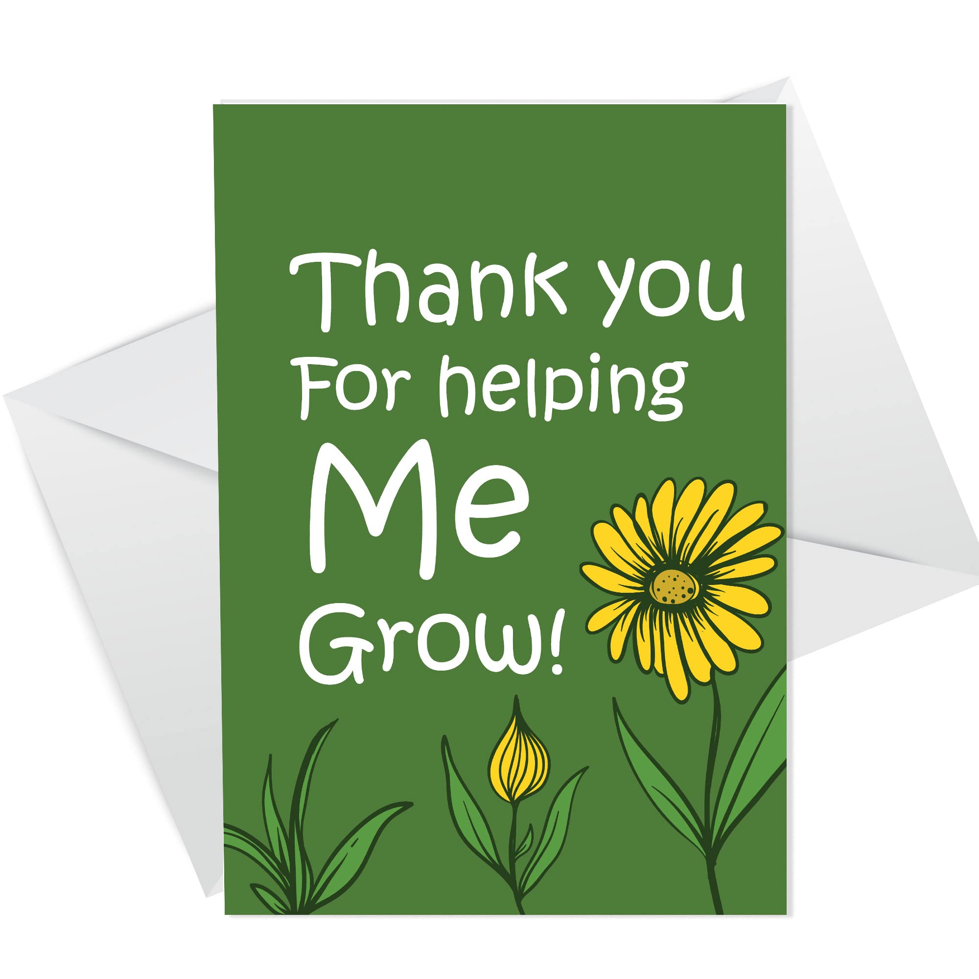 RED OCEAN Thank You Card For Teacher Teaching Assistant Leaving School End of Term Card