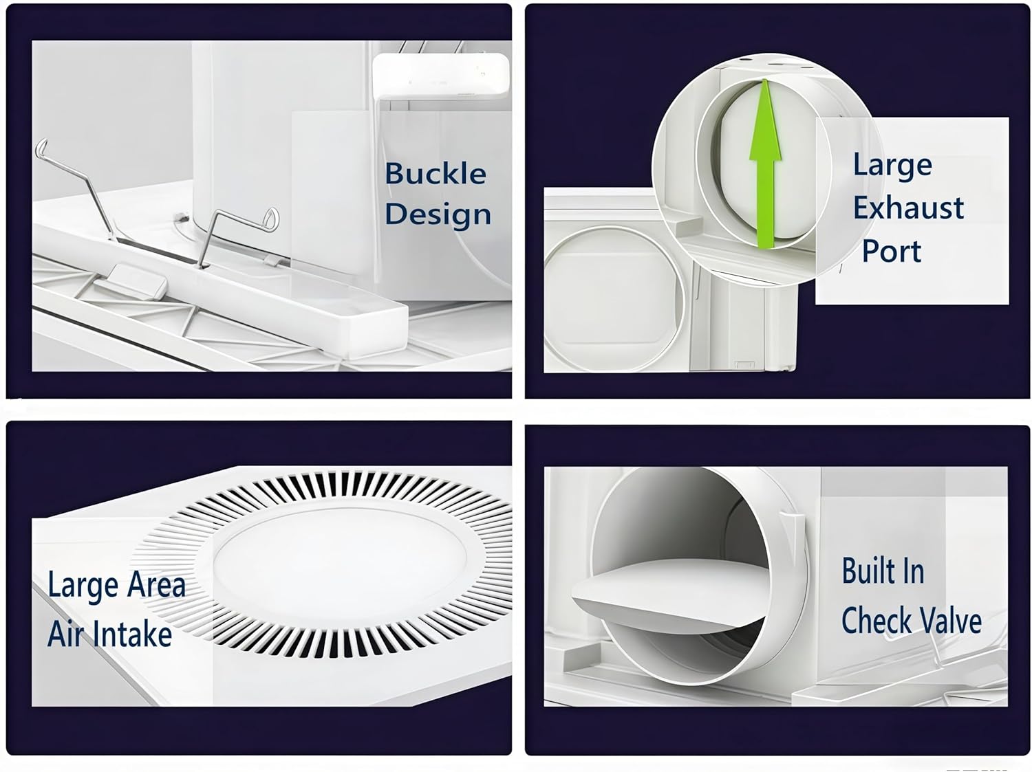 Bathroom Exhaust Fan With Light,DC Energy-Saving Ventilation Fan, Ceiling Mount Ventilation Fan & Light 6500K Combo,Newly upgraded silent exhaust fan for the bathroom