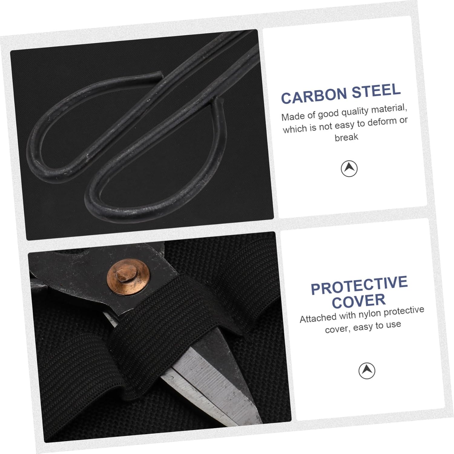 VOSAREA Durable Gardening Pruner Scissors for Trimming Includes Multiple Hand Tools Sturdy and Reliable Gardening Shear Set with Storage Bag for Efficient Bonsai and Plant Care