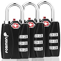 Algopix Similar Product 17 - TSA Accepted Luggage Locks Fosmon 3