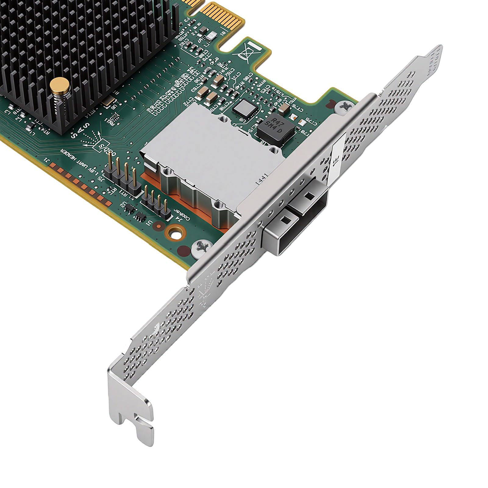 Scheda Controller HBA PCIe da 6 Gb/s, Scheda di Espansione SATA SAS a 8 Porte per Server