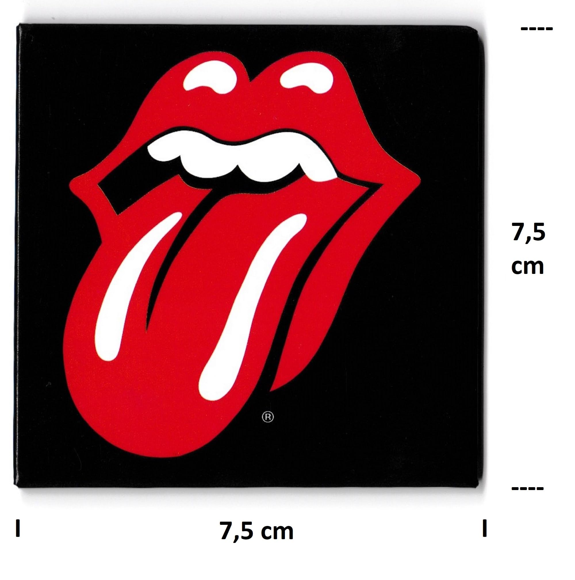 The Rolling Stones CLASSIC TONGUE マスク The Rolling Stones 'Classic Tongue Blue' Patch | Eyesore Merch