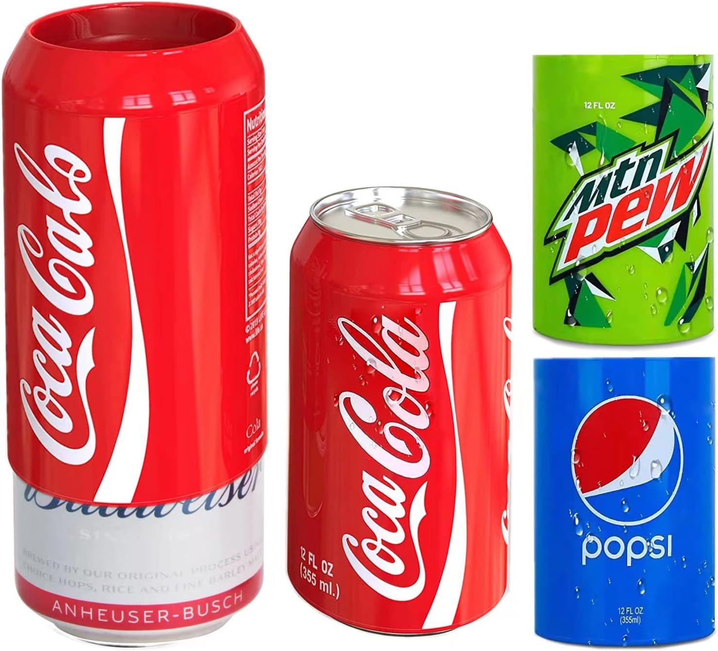 Silicone Can Sleeve Beer can Covers,Hide a Can Wraps That Look Like