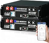 ECO-Worthy Cubix100 Batterie Lithium 48V 100 Ah*2 LiFePO4 Bluetooth - 1