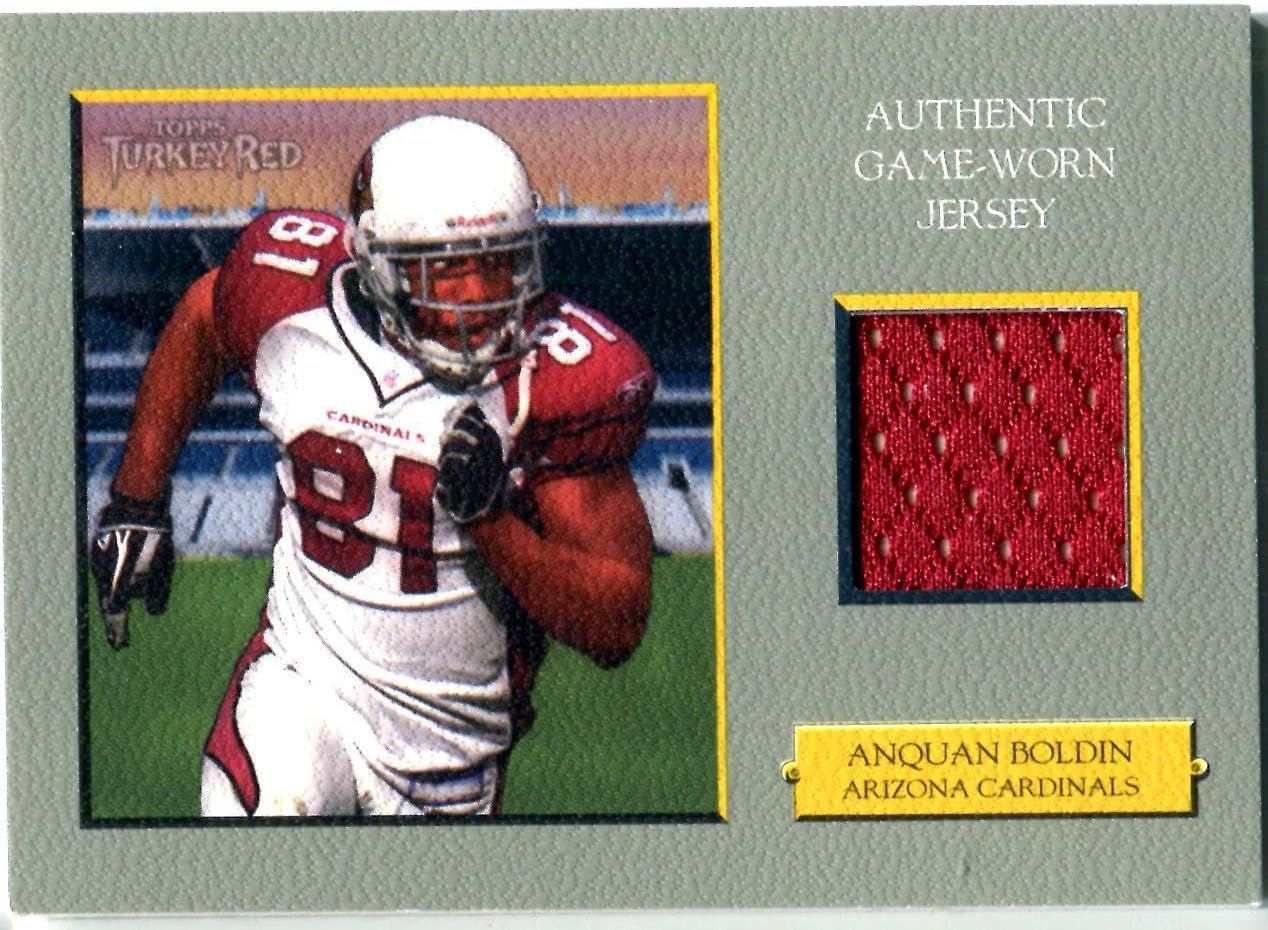 Anquan Boldin 2006 Topps Turkey Game-Worn Jersey Card - Unsigned Football Cards