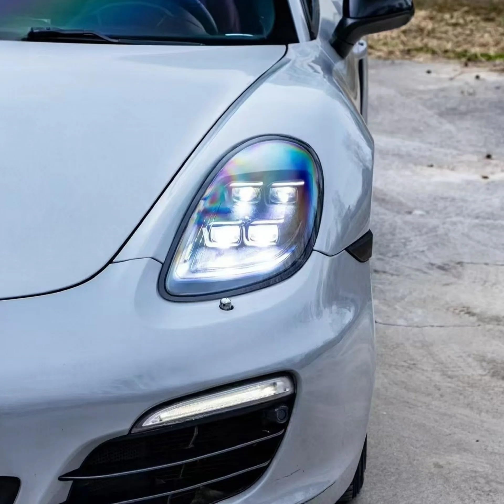 Faro Anteriore per Auto 981 2013-2015 Cayman Faro Anteriore Matrix per Auto Fari Anteriori Gruppo Faro per Auto (Volante Destro)
