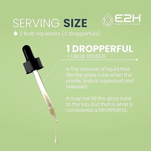 Miniatura 6 de E2H Ashwagandha - Gotas líquidas de ashwagandha totalmente natural para aliviar el estrés y mejorar el estado de ánimo, extracto orgánico de raíz