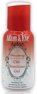 Adam and Eve Strawberry Clit Sensitizer Gel, Tingling Gel for Increased Clitoral Sensitivity and Intense Orgasms, Flavored...