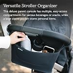 UPPAbaby Carry-All Parent Organisateur/Fits sur Vista, Cruz, Minu, Miniu Duo, G-Series Poussettes/Sécurité Poche zippée + Compartiments de boissons