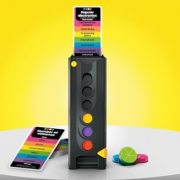 Hasbro Gaming Drop Trivia Game | Electronic Party Game with Voice and Sounds | Ages 13+ | 2 or More Players | 15 Mins. | from Trivial Pursuit | Party Board Games